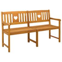 vidaXL Lauko suolas 4 -vietis 150 x 56 x 90 cm Kietos akacijos mediena