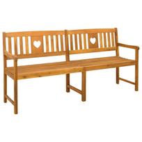 vidaXL Lauko suolas 4 -vietis 180 x 56 x 90 cm Kietos akacijos mediena