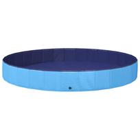 vidaXL Šunų baseinas Ø300 x 38 cm Storas PVC Mėlyna