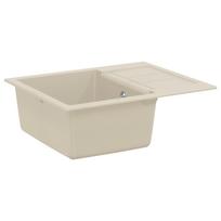 vidaXL Kriauklė Smėlio 620 x 500 mm 80% Kvarcas ir 20% Derva