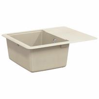 vidaXL Kriauklė 80% Kvarcas ir 20% Derva 560 x 460 mm Smėlio