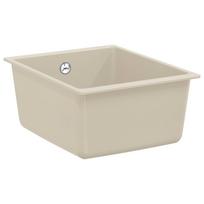 vidaXL Kriauklė 80% Kvarcas ir 20% Derva 370 x 460 mm Smėlio