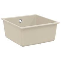 vidaXL Kriauklė 80% Kvarcas ir 20% Derva 430 x 460 mm Smėlio