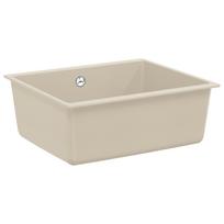 vidaXL Kriauklė 80% Kvarcas ir 20% Derva 530 x 460 mm Smėlio