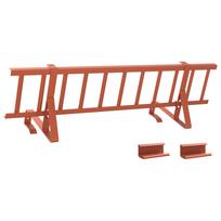 vidaXL Stogo sniego sargas Raudona 800 x 29,5 x 34,5 cm Plienas