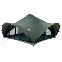 vidaXL Tipi palapinė 18.0 asmeniui Armijos žalia