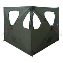 vidaXL Medžioklės palapinė Armijos Žalia 145 x 145 x 150 cm