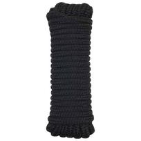 vidaXL Laivo virvė 2 mm 6 m Juoda Poliesteris