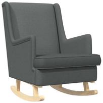 vidaXL Supamasis krėslas Tamsiai pilka 62 x 80 x 85 cm audinys