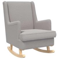 vidaXL Supamasis krėslas Šviesiai pilka 62 x 80 x 85 cm Bouclé