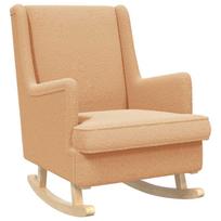vidaXL Supamasis krėslas Smėlio 62 x 80 x 85 cm Bouclé