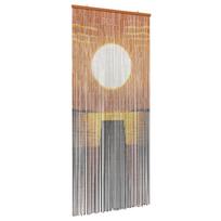 vidaXL Kenkėjų Durų Užuolaida multicolor 90 x 200 cm Bambukas
