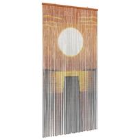 vidaXL Kenkėjų Durų Užuolaida multicolor 100 x 200 cm Bambukas