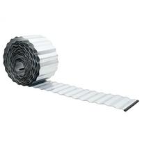 vidaXL Vejo kraštas 5 m x 10 cm Galvanizuotas plienas Sidabrinė