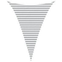 vidaXL Saulės burė Trikampio 3 x 4 x 4 m 100% poliesteris Oksfordas