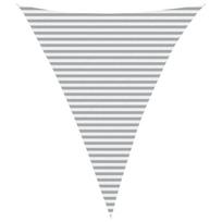 vidaXL Saulės burė Trikampio 4 x 5 x 5 m 100% poliesteris Oksfordas