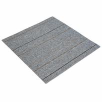 vidaXL Kilimų plytelė Šviesiai pilka su dryžiais 50 x 50 cm 36 vnt.