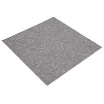 vidaXL Kilimų plytelė Ruda 50 x 50 cm 4 vnt. PP ir Bitumas