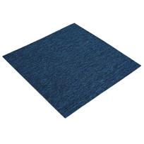 vidaXL Kilimų plytelė Mėlyna 50 x 50 cm 4 vnt. PP ir Bitumas