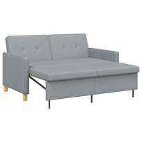 vidaXL Ištraukiama sofa-lova Šviesiai pilka 154 x 94,5 x 80,5 cm