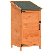 vidaXL Sodo Sandėlys Ruda 59,5 x 56 x 113,5 cm Kietasis pušinis medis