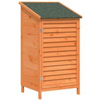 vidaXL Sodo Sandėlys Ruda 59,5 x 56 x 113,5 cm Kietasis pušinis medis