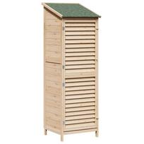 vidaXL Sodo Sandėlys Natūrali 59,5 x 56 x 176,5 cm