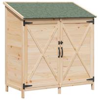 vidaXL Sodo Sandėlys Natūrali 106 x 56 x 113,5 cm