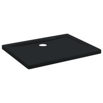 vidaXL Dušo padėklas su taškais 90 x 70 x 4 cm ABS Juoda