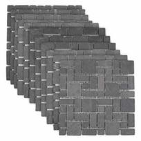 vidaXL Mozaikos plytelės Pilka 30 x 30 cm Marmuras