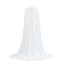 vidaXL Uodų tinklas lovai 3 vnt. 156 mesh Balta ⌀56 x 220 cm