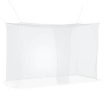 vidaXL Uodų tinklas lovai 3 vnt. 156 mesh Balta 220 x 120 x 150 cm
