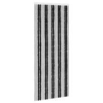 vidaXL Vabzdžių Užuolaida iš Chenille Pilka ir juoda 90 x 220 cm