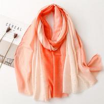 Luxury Fashion Ombre Glitter Fringe Viscose Shawl Lady High Quality Shimmer Wrap Pashmina Stole Bufandas Muslim Hijab Sjaal beige