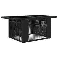 vidaXL Sodo pakeliamas stalas Juoda 100 x 55 x 37 cm