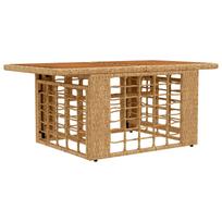 vidaXL Sodo pakeliamas stalas Natūrali 100 x 55 x 37 cm