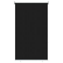 vidaXL Lauko roletai 90% UV blokavimui Juoda 80 x 140 cm HDPE