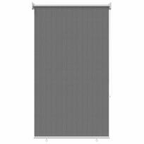 vidaXL Lauko roletai 90% UV blokavimui Šviesiai pilka 80 x 140 cm HDPE
