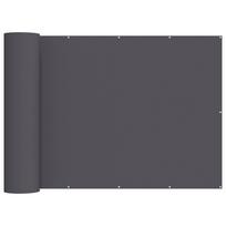 vidaXL Balkono privatumo ekranas 150 x 400 cm Polyester Antracito