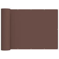 vidaXL Balkono privatumo ekranas 150 x 300 cm Audinys su PU danga Ruda