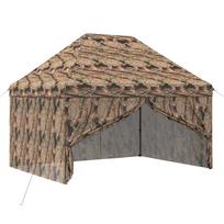 vidaXL Pop-up Gazebo su 4 Šoninėmis Sienelėmis 3 x 4 m Miško maskuotė