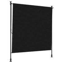 vidaXL Lauko Ritininė Žaliuzė Juoda 150 x 270 cm