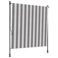vidaXL Lauko Ritininė Žaliuzė Antracito ir baltos 120 x 270 cm