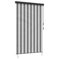 vidaXL Roletas Antracito ir baltos 120 x 250 cm Audinys ir aliuminis
