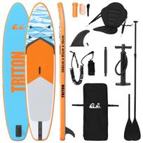 vidaXL SUP lenta su sėdyne 2-in-1 TRITON 366 x 81 x 15 cm Mėlyna
