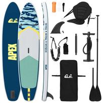 vidaXL SUP lenta su sėdyne 2-in-1 APEX 335 x 76 x 15 cm Tamsiai mėlyna
