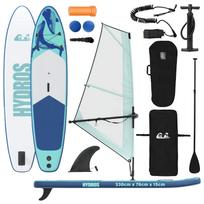 vidaXL Pripučiamas SUP lenta su burės HYDROS 330 x 76 x 15 cm Turkio