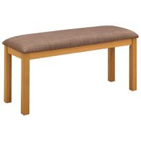 vidaXL Valgomojo suolas 95 x 32 x 45 cm Kietas ąžuolo medis Pilka