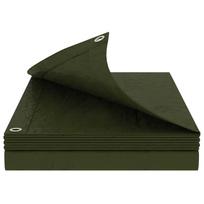 vidaXL Tent su kilpom Žalia 4 x 6 m 180 gsm PE
