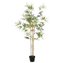 vidaXL Dirbtinis bambuko medis Žalia 55 x 16 x 150 cm